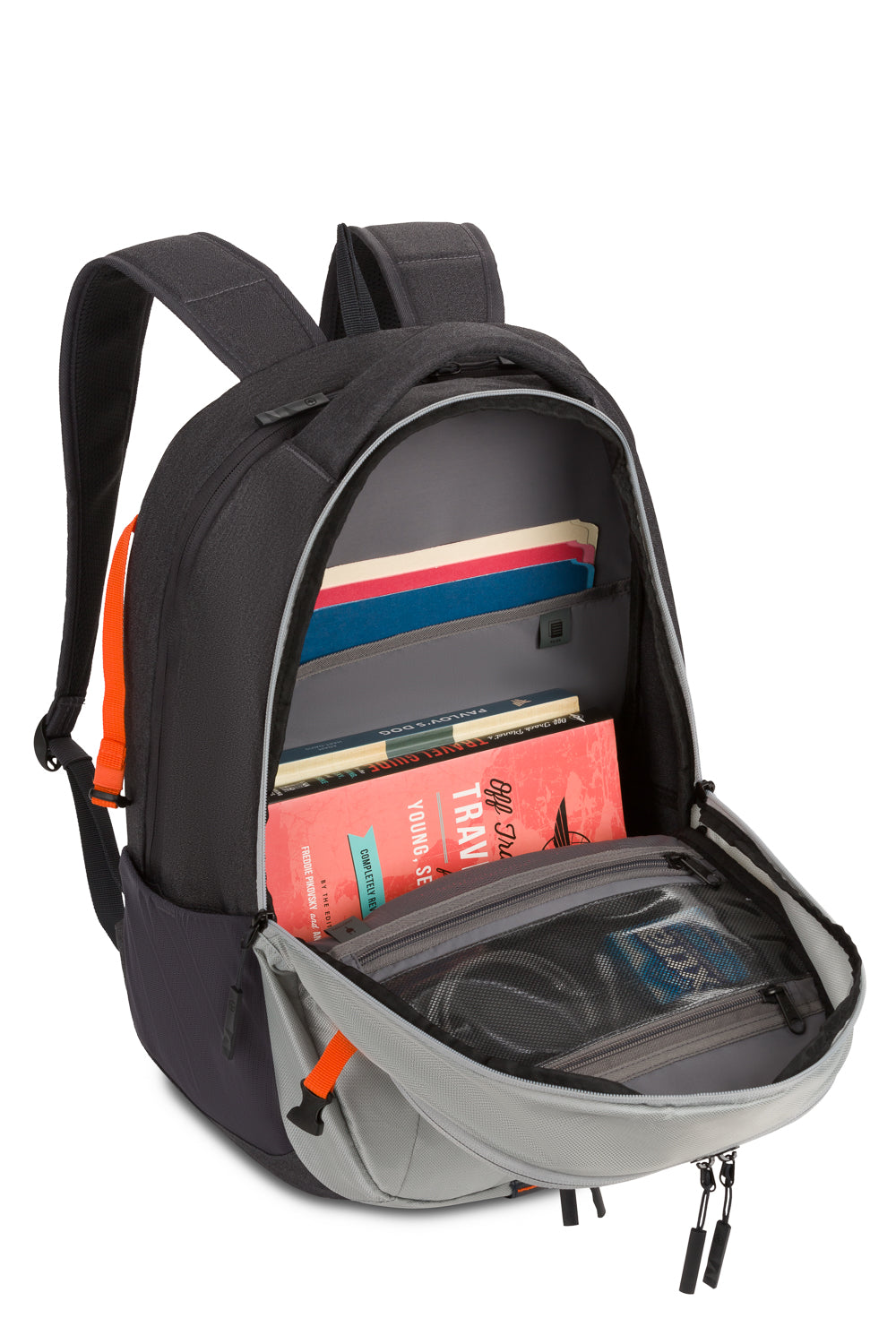 SWISSGEAR Outlast Flex Laptop Backpack - Charcoal/Light Grey - 06