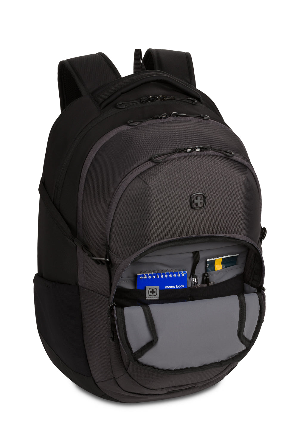 SWISSGEAR Fusion Pro Laptop Backpack - Black/Dark Grey - 04