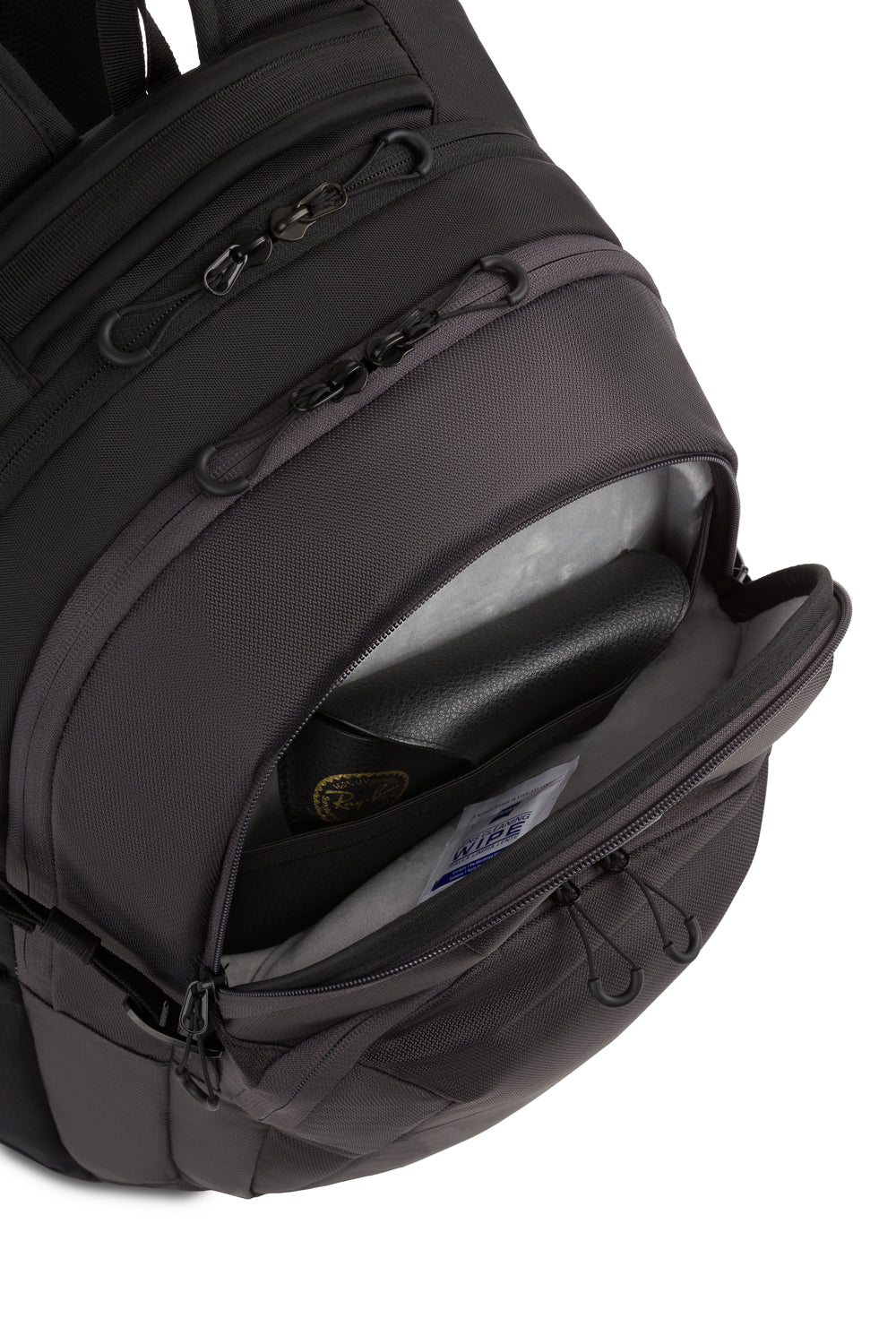 SWISSGEAR Fusion Pro Laptop Backpack - Black/Dark Grey - 06