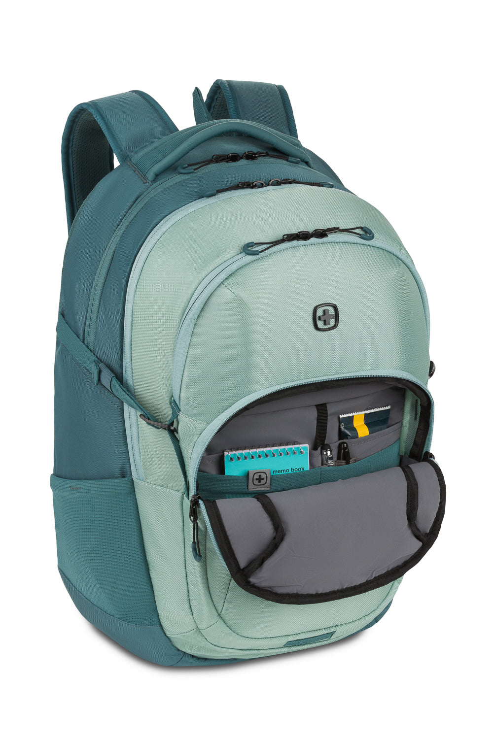 SWISSGEAR Fusion Pro Laptop Backpack - Dark Teal/Light Teal - 04