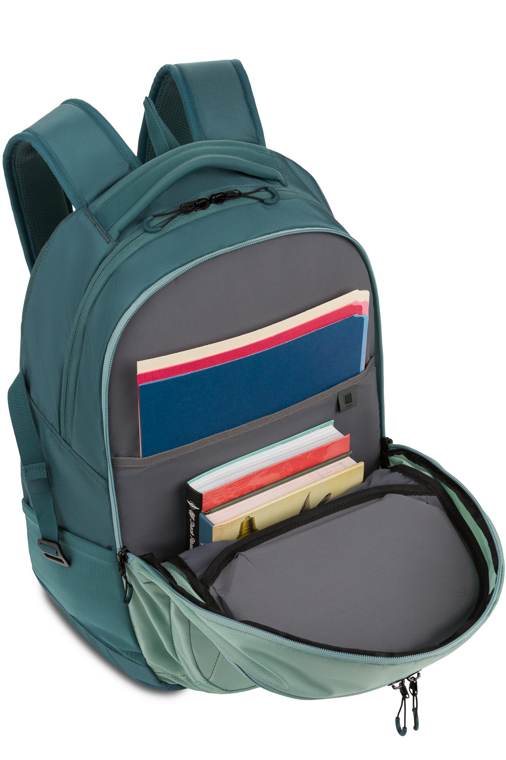 SWISSGEAR Fusion Pro Laptop Backpack - Dark Teal/Light Teal - 06