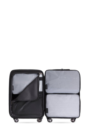 SWISSGEAR 8205 3 Piece Packing Cube Set - Black - organization