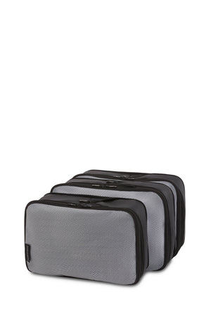 SWISSGEAR 8205 3 Piece Packing Cube Set - Black - Set of 2x 14