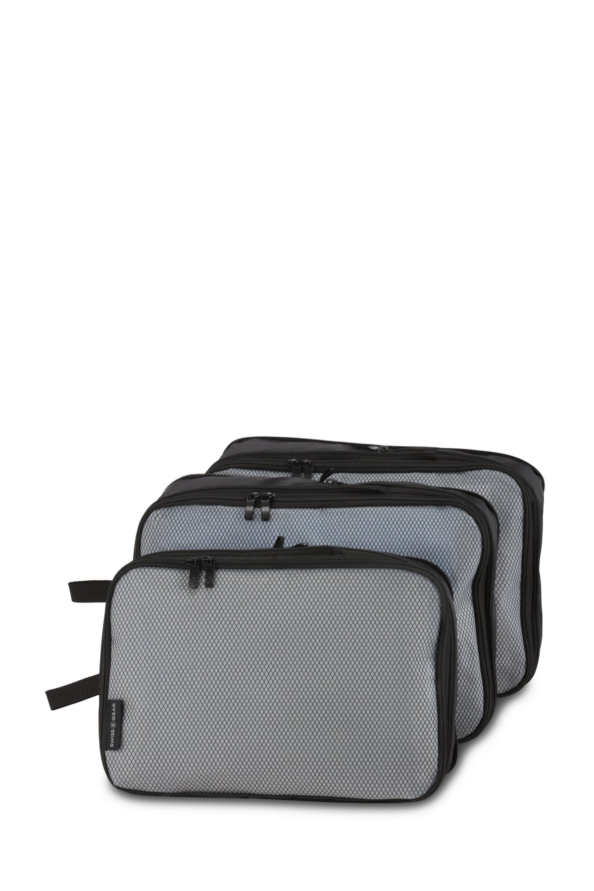 SWISSGEAR Travel Smart 3-Piece (S/M/M) Packing Cube Set - Black - LE - 01