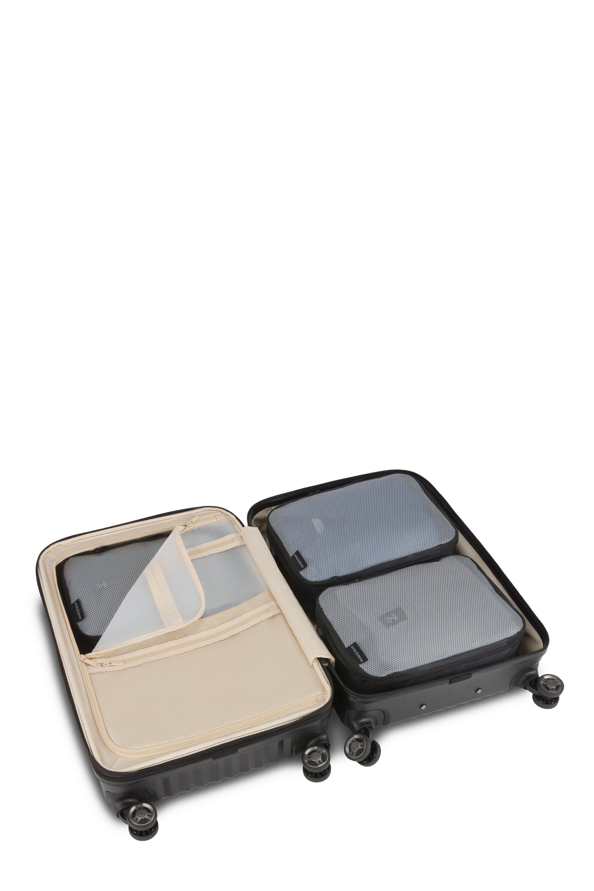 SWISSGEAR Travel Smart 3-Piece (S/M/M) Packing Cube Set - Black - LE - 10