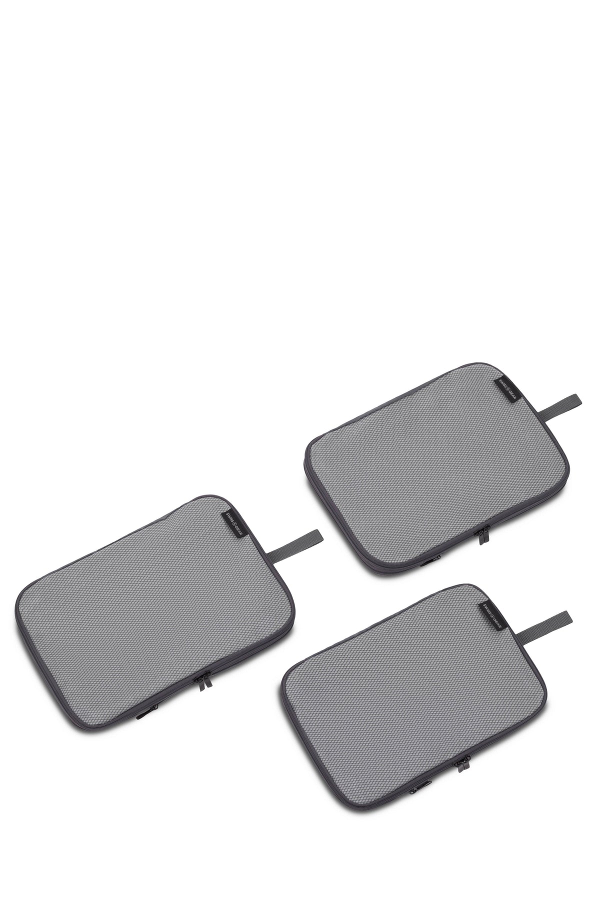 SWISSGEAR Travel Smart 3-Piece (S/M/M) Packing Cube Set - Dark Grey - 06
