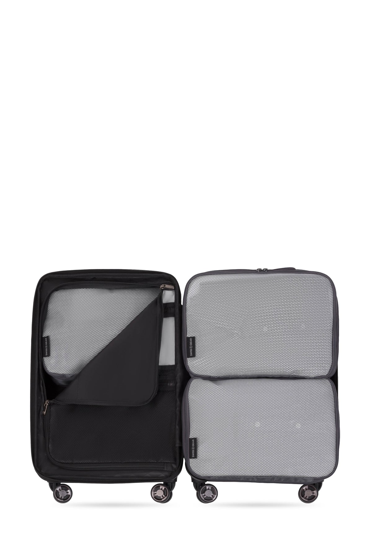 SWISSGEAR Travel Smart 3-Piece (S/M/M) Packing Cube Set - Dark Grey - 10