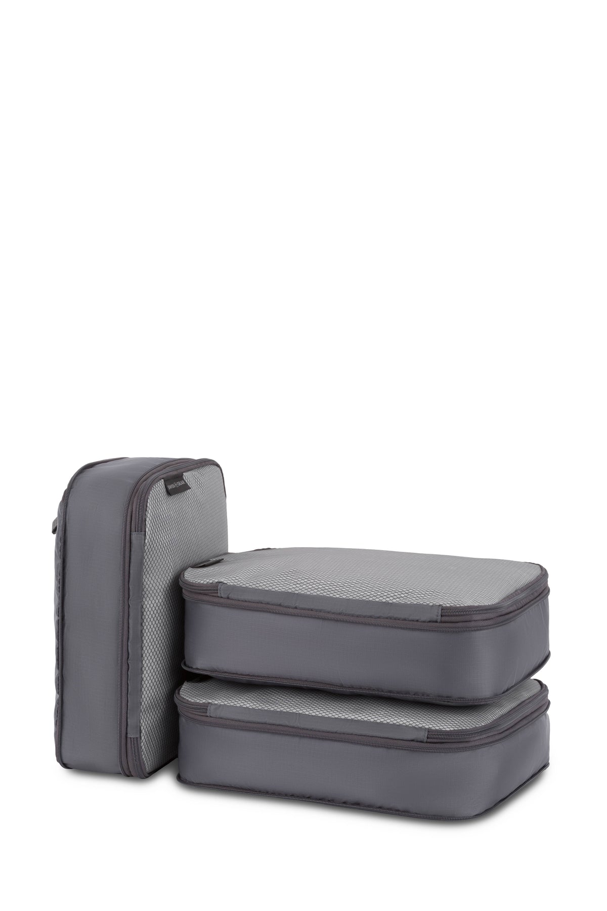 SWISSGEAR Travel Smart 3-Piece (S/M/M) Packing Cube Set - Dark Grey - 01