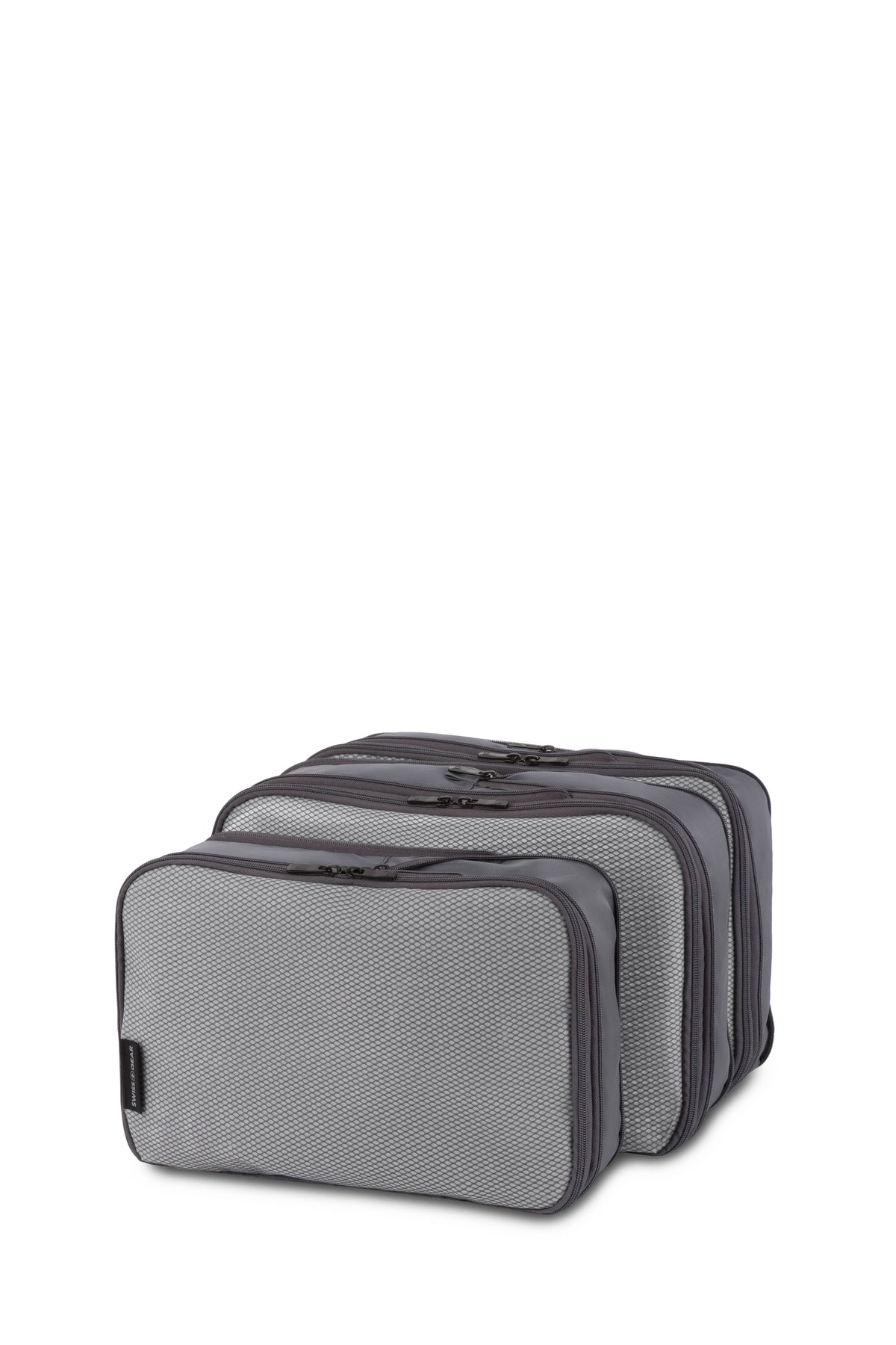 SWISSGEAR Travel Smart 3-Piece (S/M/M) Packing Cube Set - Dark Grey - 03