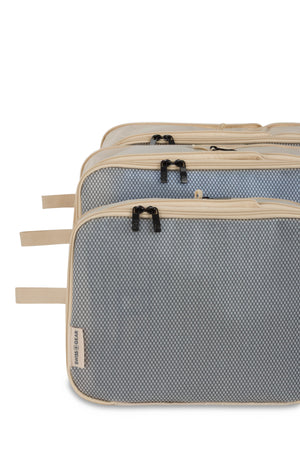 SWISSGEAR Travel Smart 3-Piece (S/M/M) Packing Cube Set in Dune Brown