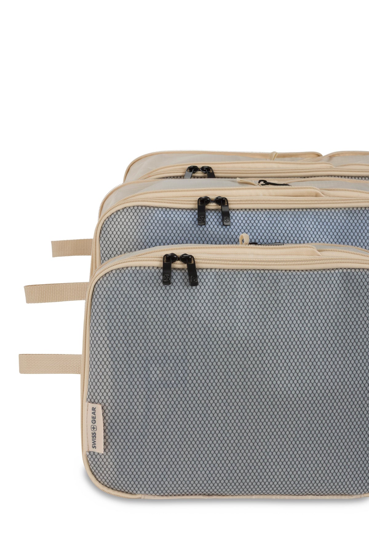 SWISSGEAR Travel Smart 3-Piece (S/M/M) Packing Cube Set - Dune Brown - 03