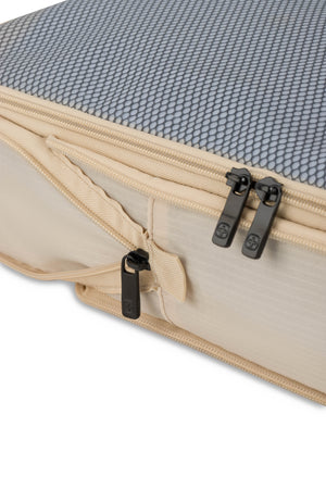 SWISSGEAR Travel Smart 3-Piece (S/M/M) Packing Cube Set in Dune Brown