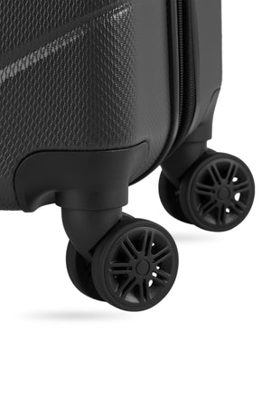 SWISSGEAR Armor 3-Piece Spinner Set in Black