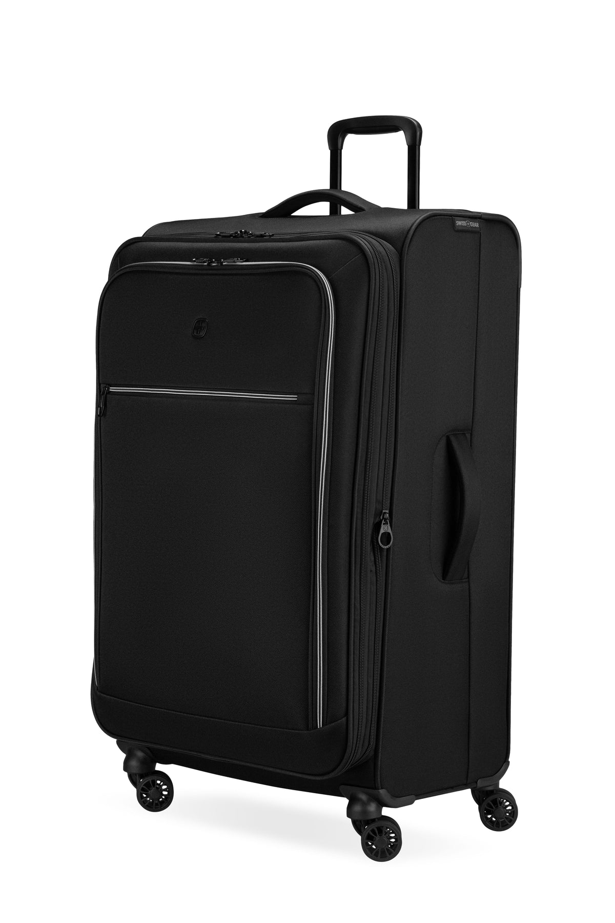SWISSGEAR 8215 Large Checked Spinner - Black - 01 -