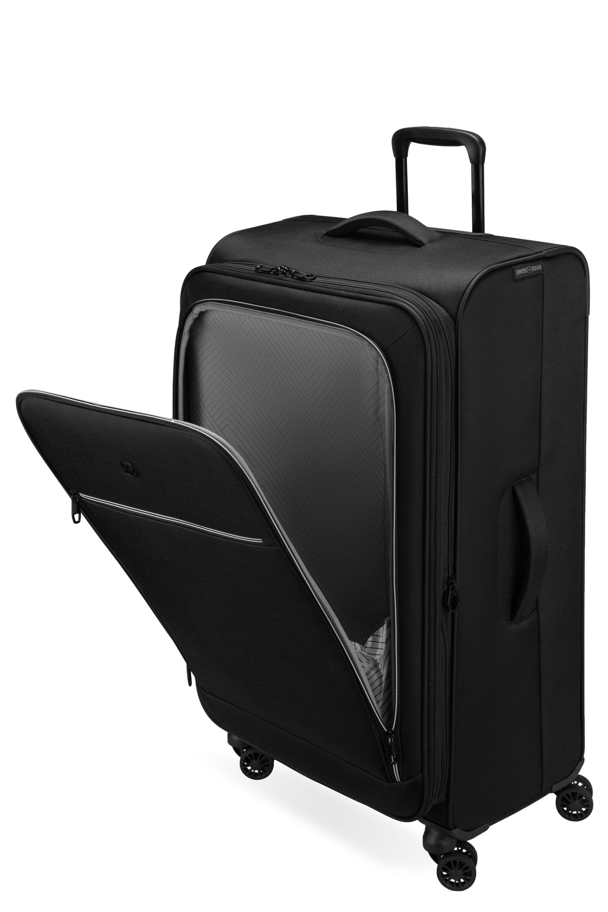 SWISSGEAR 8215 Large Checked Spinner - Black - 08 -