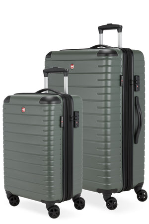 SWISSGEAR 8220 2-Piece Spinner Set - Olive Green - 01