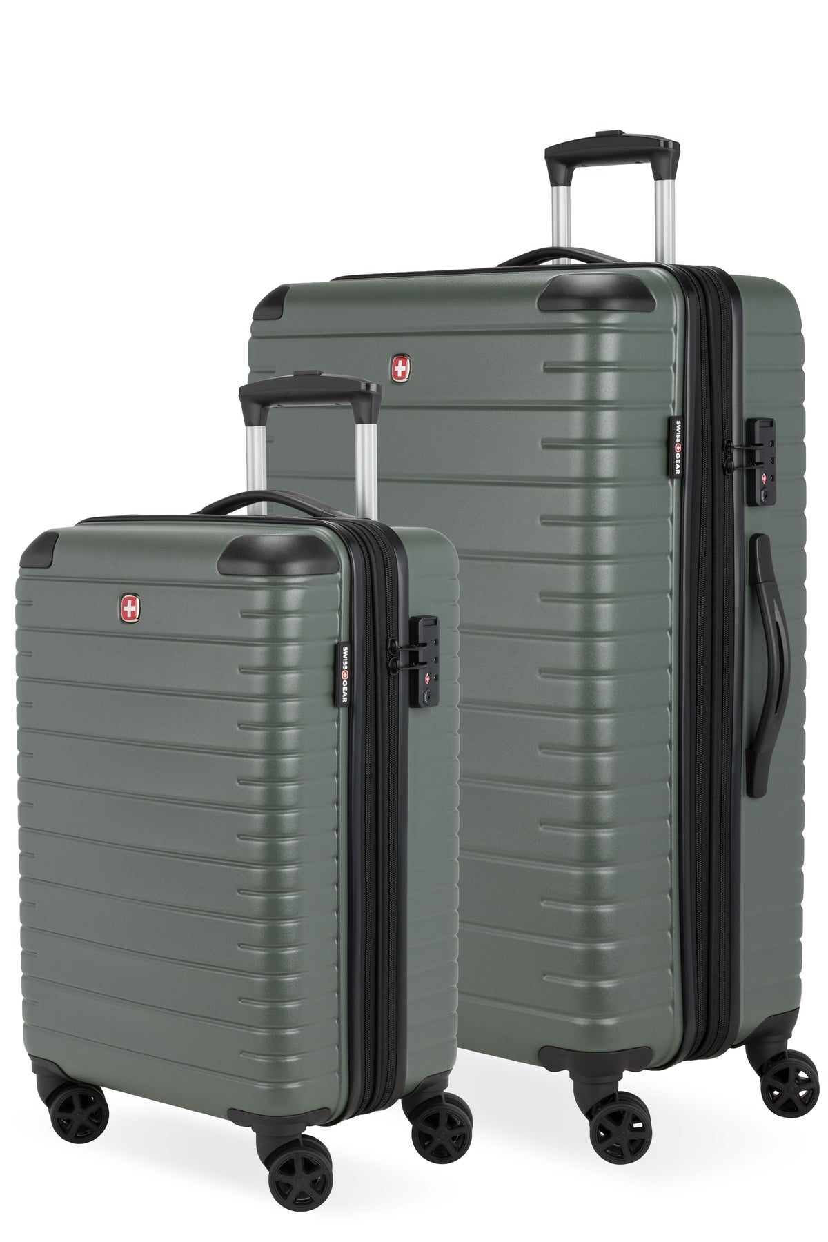 SWISSGEAR 8220 2-Piece Spinner Set - Olive Green - 01