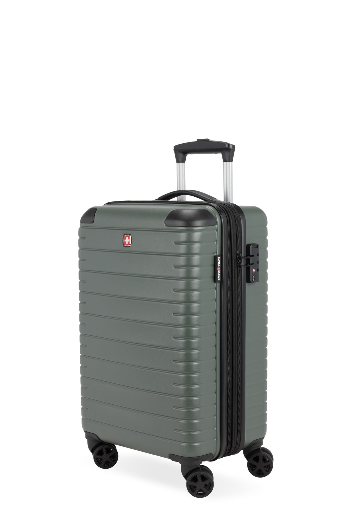 SWISSGEAR 8220 Carry-On Spinner - Olive Green - 01