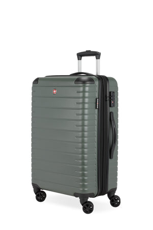 SWISSGEAR 8220 Medium Checked Spinner - Olive Green - 01