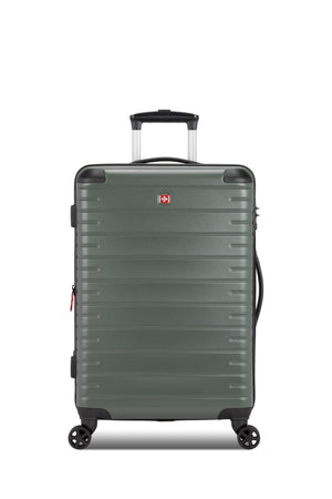 SWISSGEAR 8220 Medium Checked Spinner - Olive Green - 03