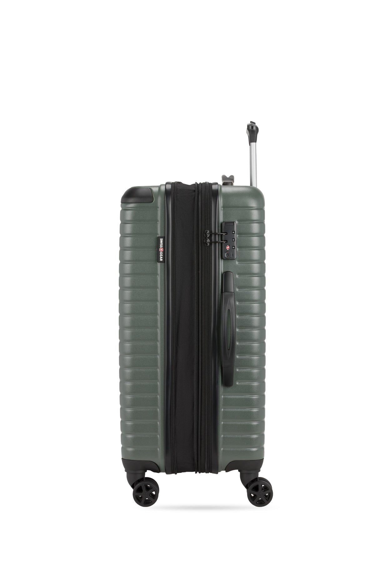 SWISSGEAR 8220 Medium Checked Spinner - Olive Green - 06