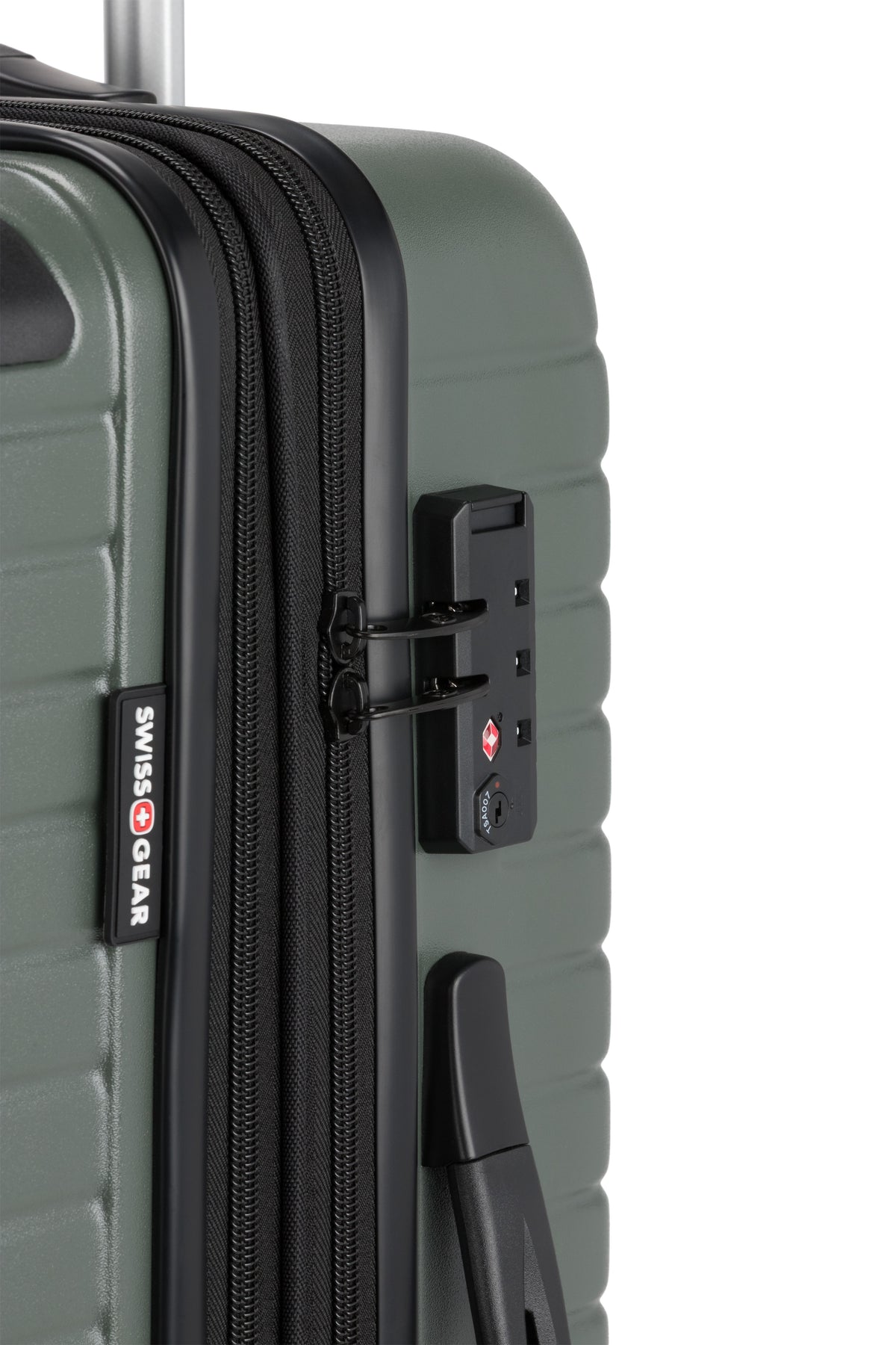 SWISSGEAR 8220 Medium Checked Spinner - Olive Green - 07