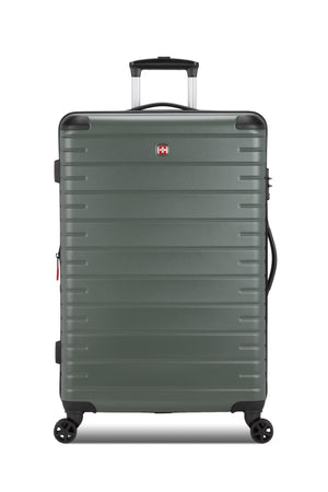 SWISSGEAR 8220 Large Checked Spinner - Olive Green - 03