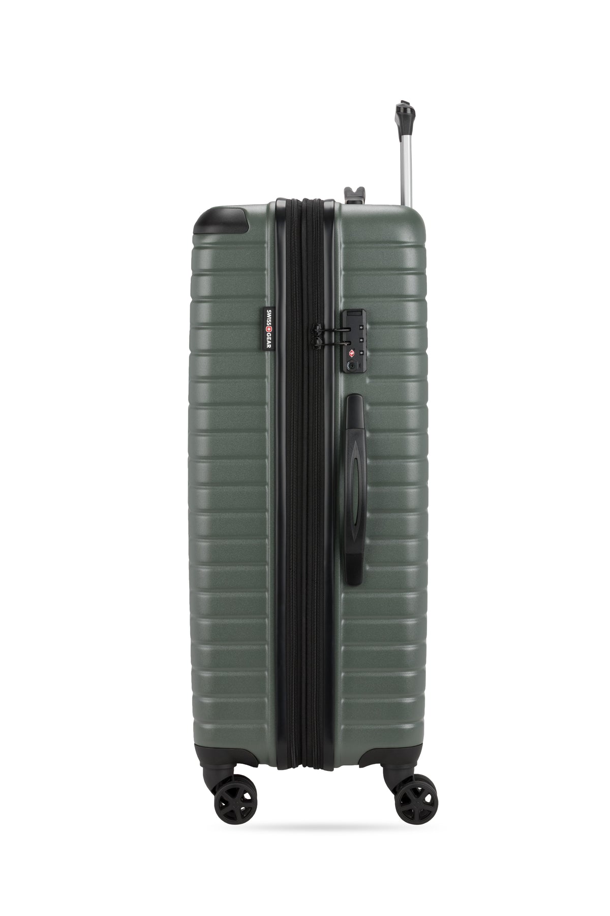 SWISSGEAR 8220 Large Checked Spinner - Olive Green - 05