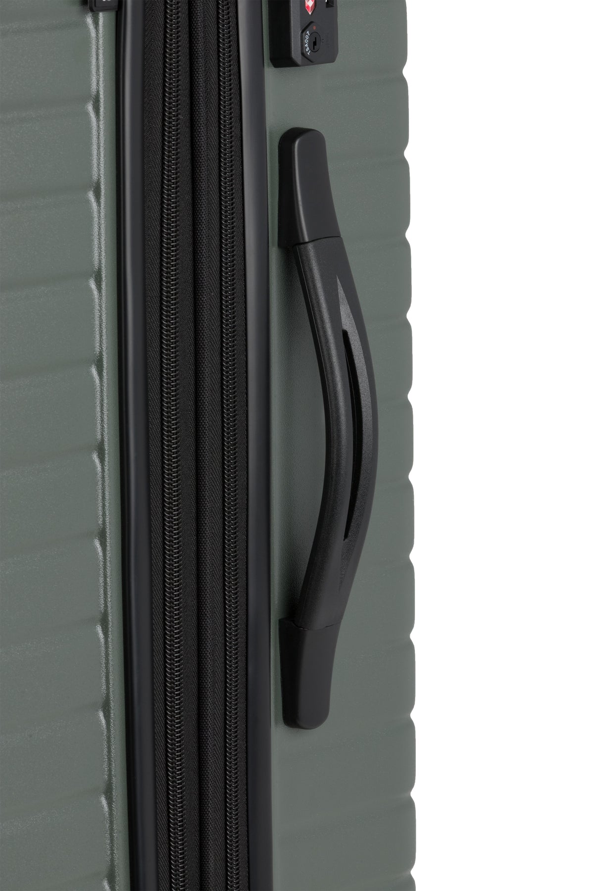 SWISSGEAR 8220 Large Checked Spinner - Olive Green - 08