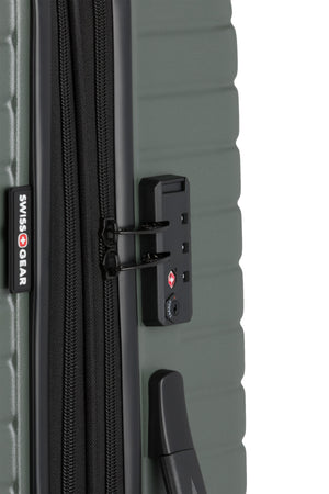 SWISSGEAR 8220 Large Checked Spinner - Olive Green - 07