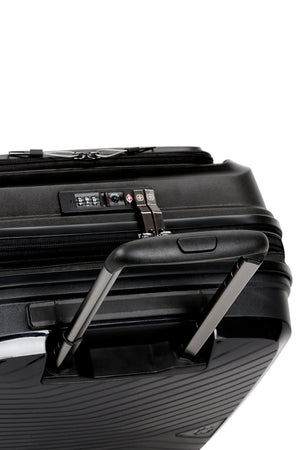 Swissgear 8836 Expandable Hardside Spinner Luggage Push-button locking telescopic handle