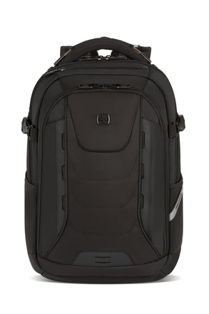 SWISSGEAR Travel Tech Pro ScanSmart Laptop Backpack in Black/Black