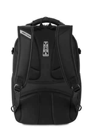 SWISSGEAR 9006 ScanSmart Laptop Backpack - Black Padded Airflow back panel with mesh fabric for superior back ventilation and support