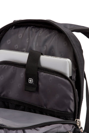 Swissgear 9275 Laptop Backpack Zippered laptop compartment w/ 15” padded laptop sleeve