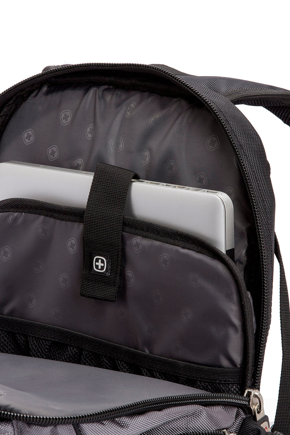 Swissgear 9275 Laptop Backpack Zippered laptop compartment w/ 15” padded laptop sleeve