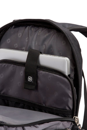 Swissgear 9275 Laptop Backpack Zippered laptop compartment w/ 15” padded laptop sleeve
