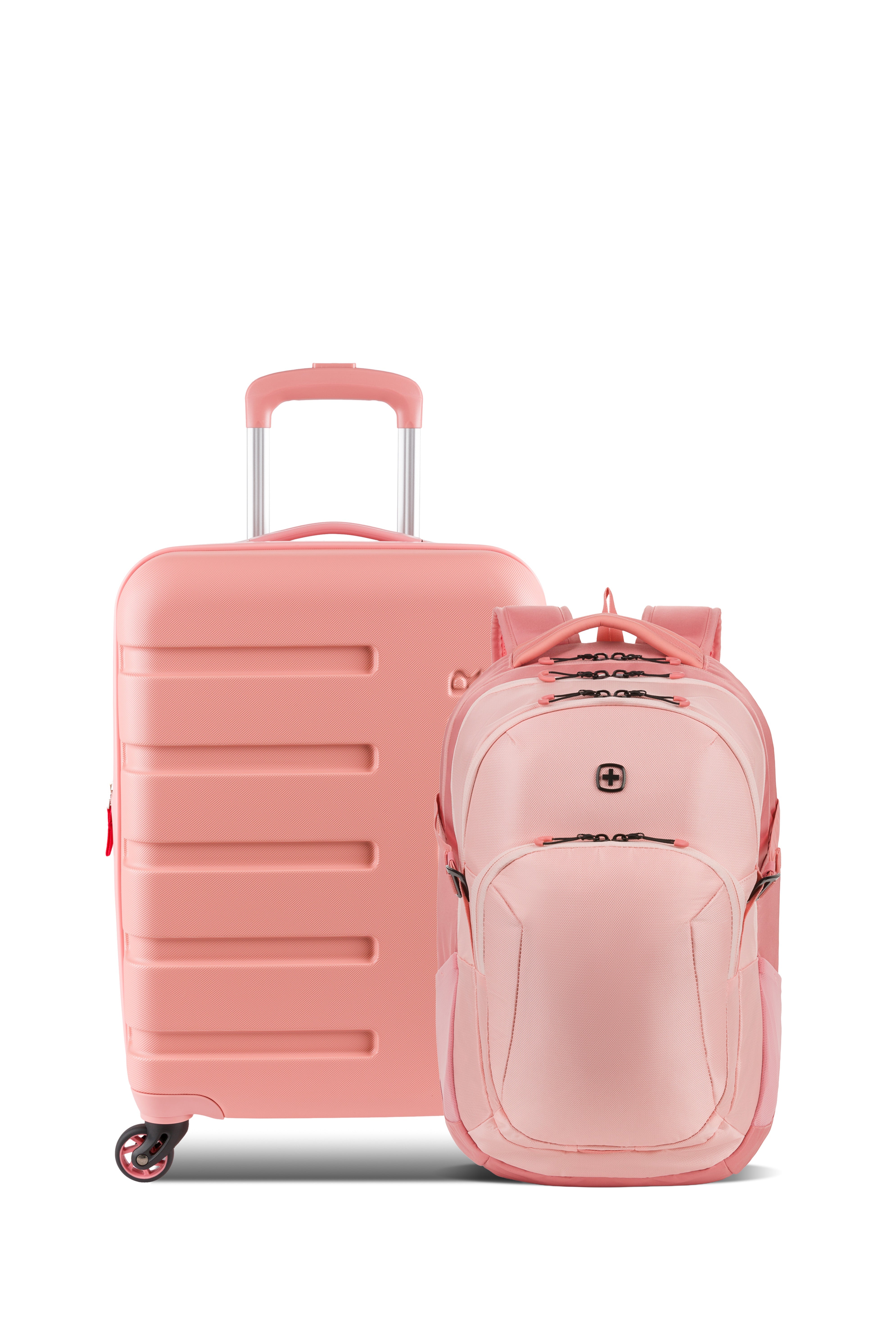 ピンク 旅行バッグ ジッパー付き SWISSGEAR Style Traveler Bundle