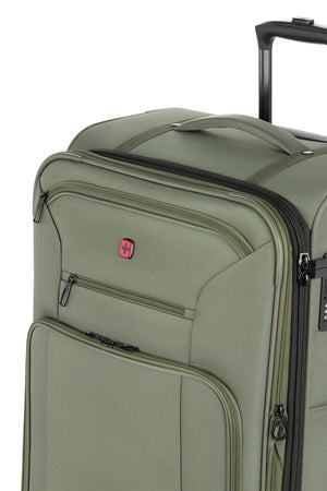 Wenger WG7062 Large Checked Spinner in Green