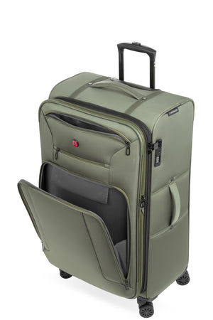 Wenger WG7062 Large Checked Spinner in Green