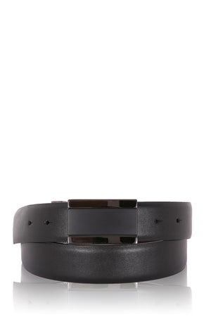 Swissgear Mens Plaque Buckle Leather Belt - X Large - Black