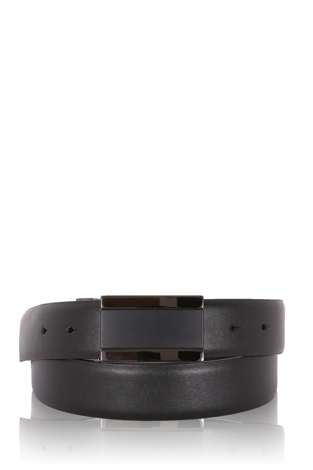 Swissgear Mens Plaque Buckle Leather Belt