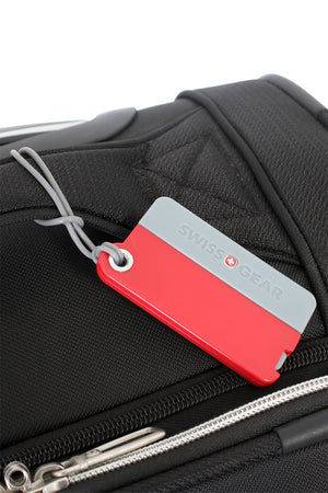 Swissgear Luggage Tag Twin Pack Integrated elastic strap that easily attaches to your luggage
