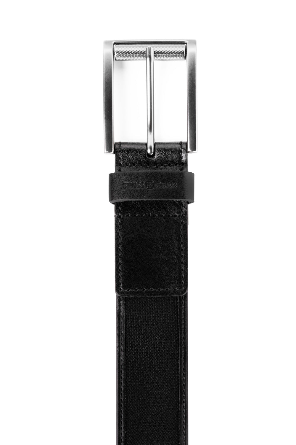 Swissgear Inlay Belt Roller Buckle Leather Belt - XL