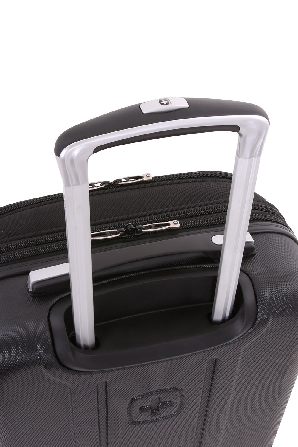 ❶ SWISSGEAR 5609 Carry-On Hybrid Shell Spinner in Black