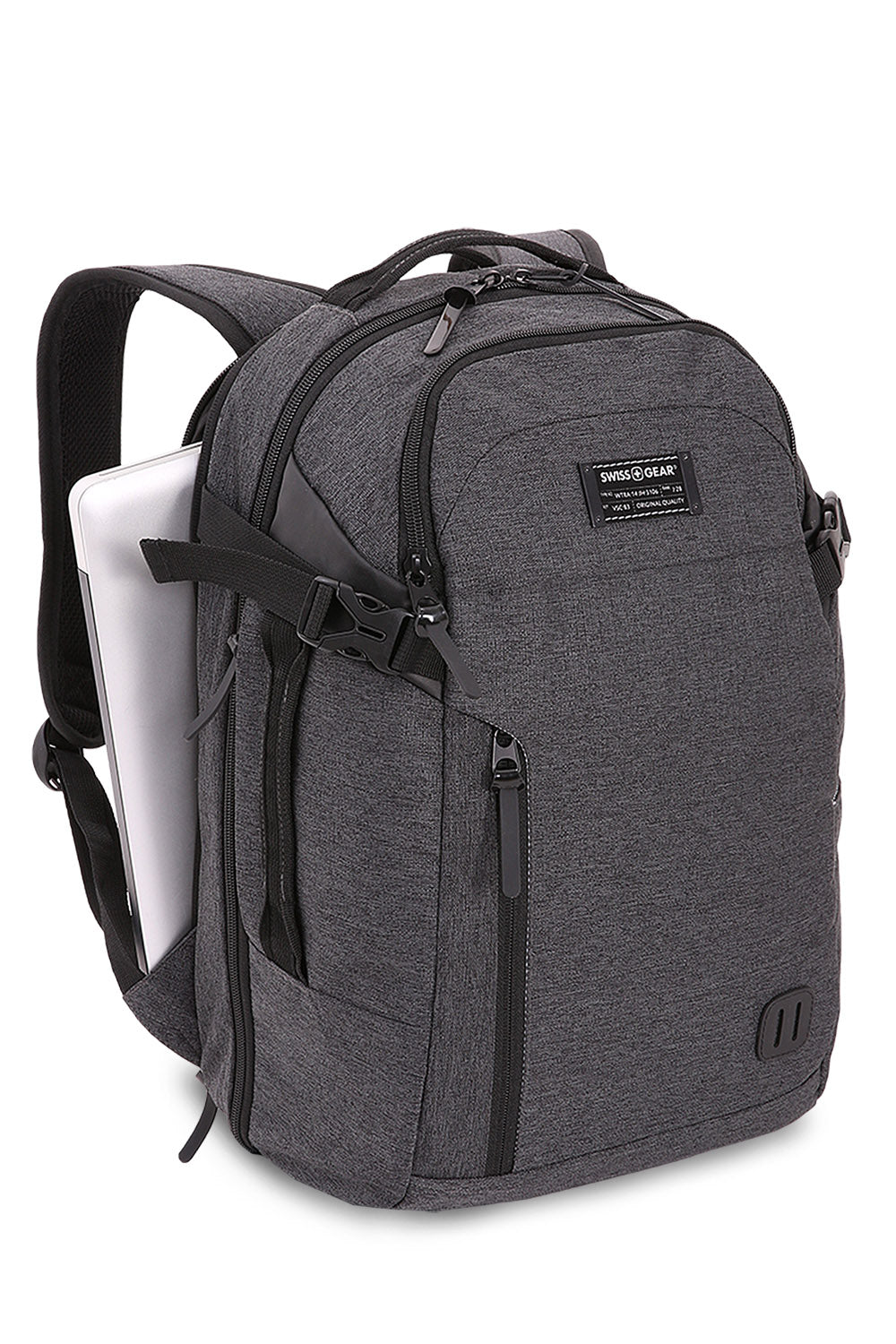 SWISSGEAR Getaway Weekend Travel Laptop Backpack - Grey - 04