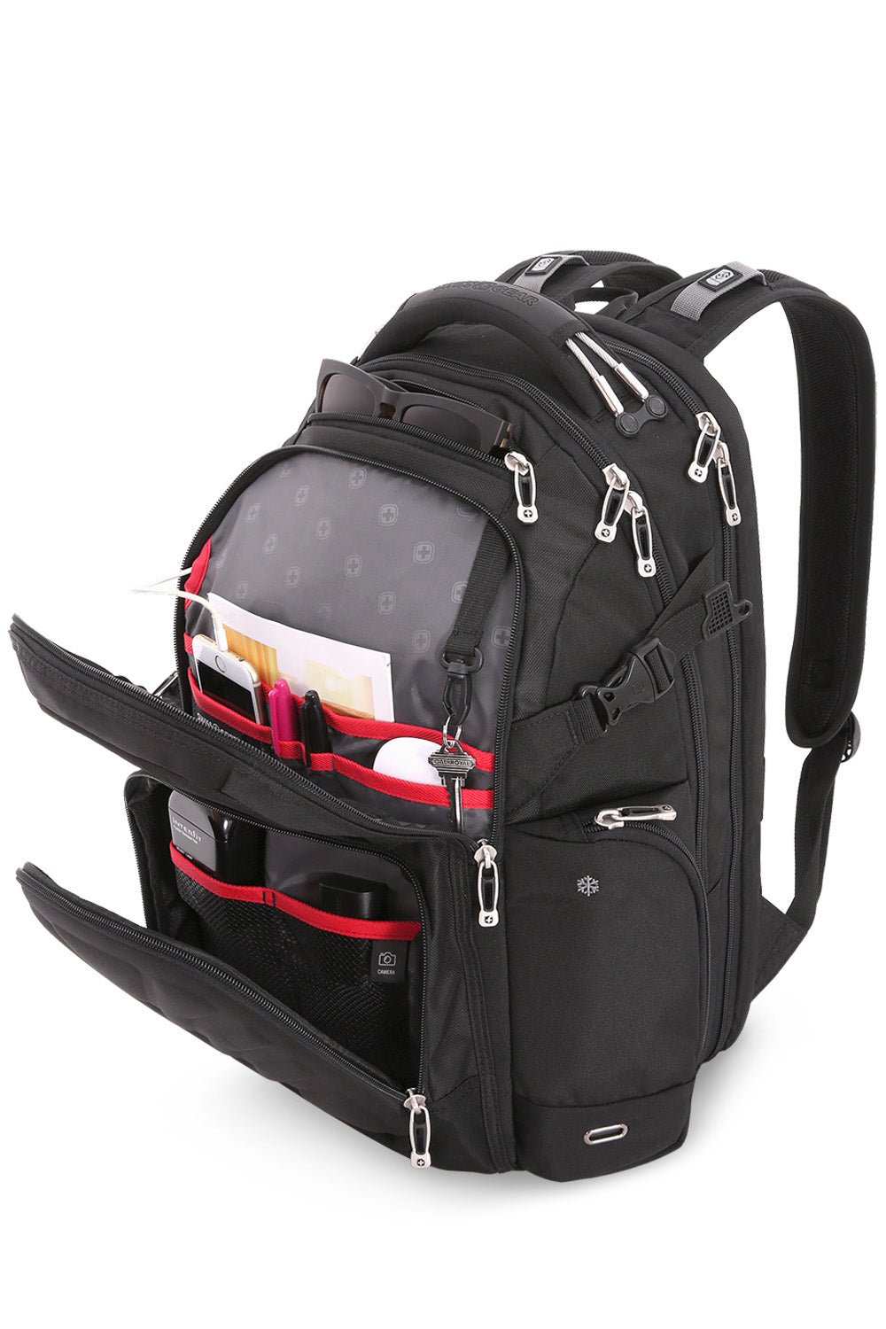 SWISSGEAR 5709 ScanSmart Laptop Backpack  Organizer compartment 