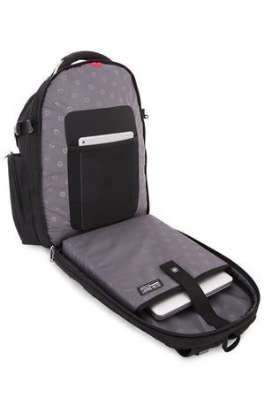 SWISSGEAR 5709 ScanSmart Laptop Backpack  TSA friendly ScanSmart laptop compartment 