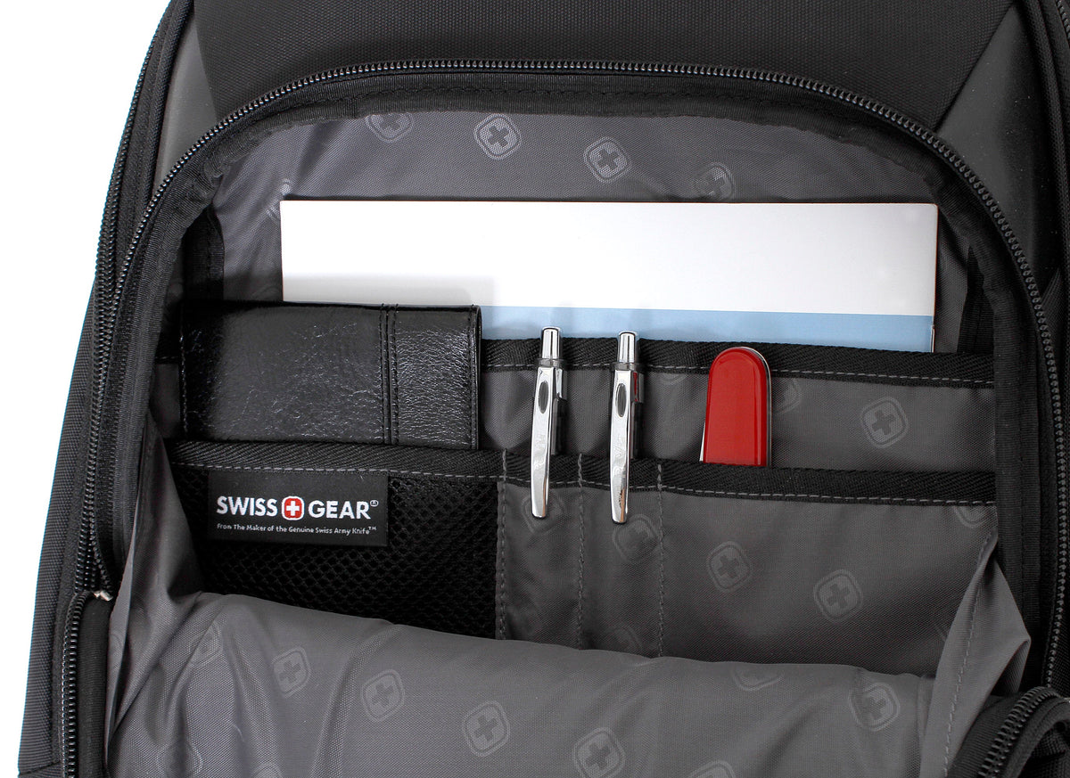 Swissgear 5963 ScanSmart Laptop Backpack  Front, zippered organizer compartment 