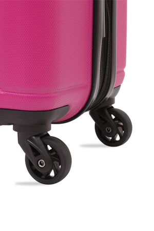 Swissgear 6297 Expandable Hardside Spinner Luggage Four 360 degree, multi-directional liteweight spinner wheels 