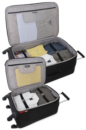 Swissgear 6320 Expandable Luggage Adjustable tie-down clothing straps